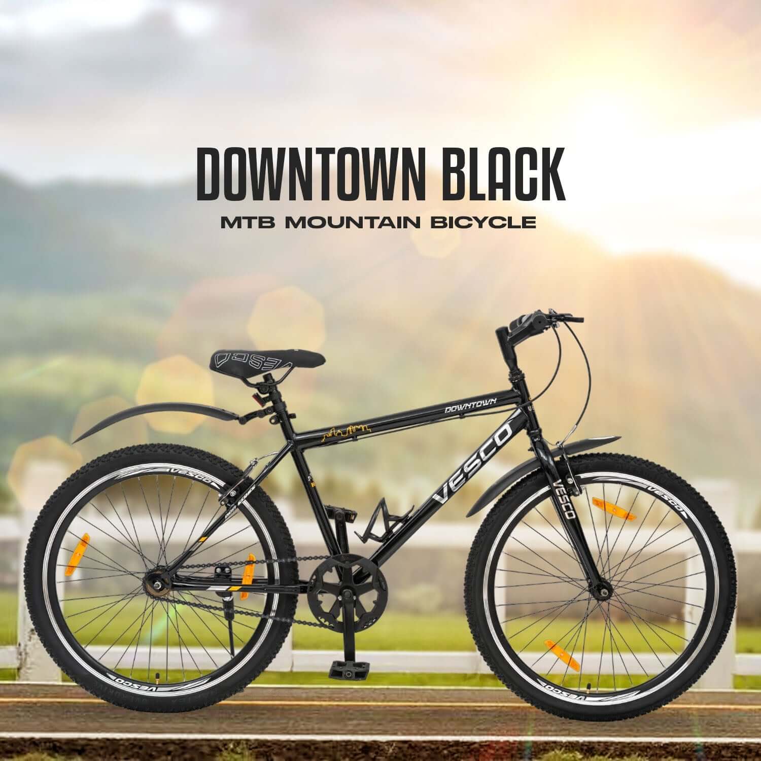 26T Black Downtown Cycle for Adults - Image 5