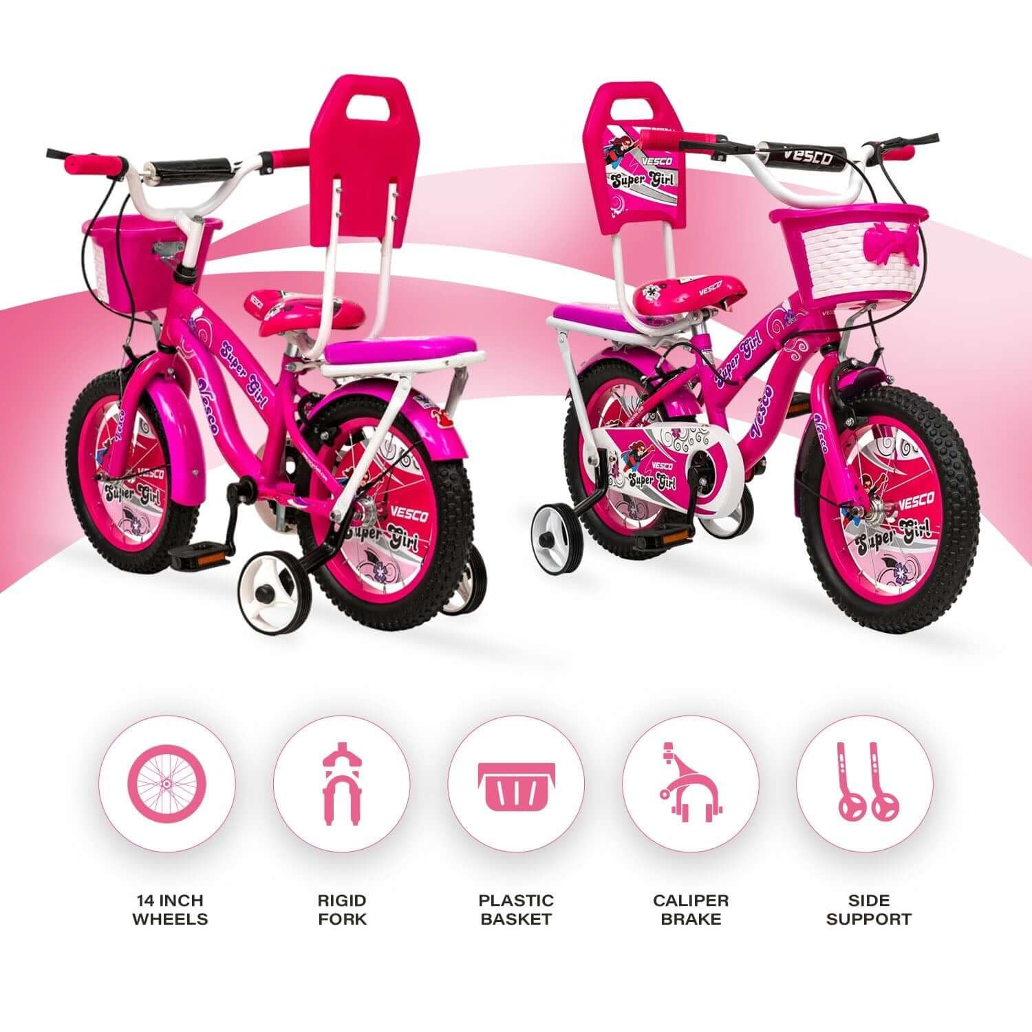 Super Girl 14T Girls Cycle (3–5 Years) - Image 3
